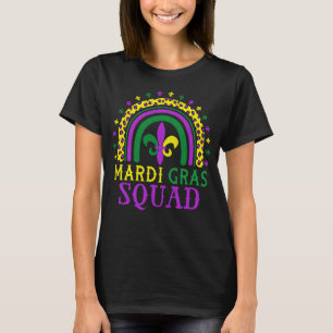 T-shirt Costume de la partie de l'arc-en-ciel Leopard Mard