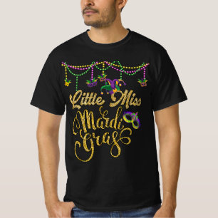T-shirt Costume de la petite Miss Mardi Gras Fille Mardi G