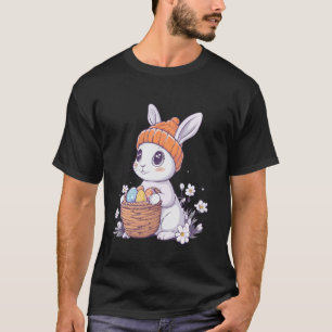 T-shirt Costume de lapin de Pâques Enfants Filles Garçons