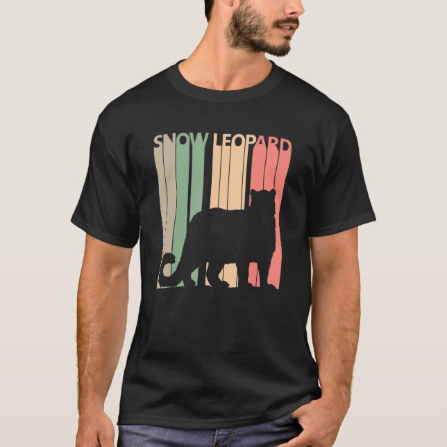 T-shirt Costume de léopard de neige amusant (Devant)