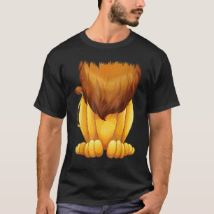 T-shirt Costume de lion sans tête, grande crinière de chat