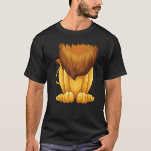 T-shirt Costume de lion sans tête mignon Halloween Grande 