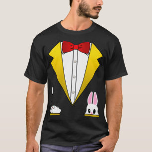 T-shirt Costume De Magicien Drôle Tuxedo Pour Enfants Adu