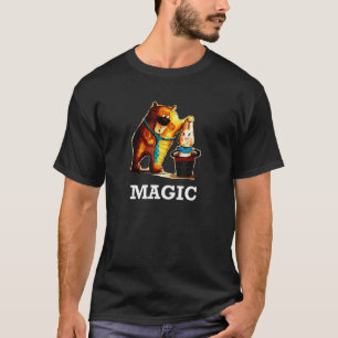 T-shirt Costume de magicien Lapin Lapin Casquette Trick Ga