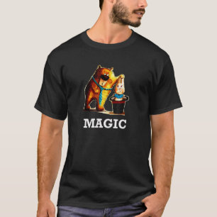 T-shirt Costume de magicien Lapin Lapin Casquette Trick Ga