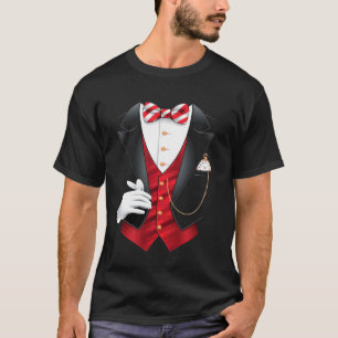 T-shirt Costume de magicien Smoking