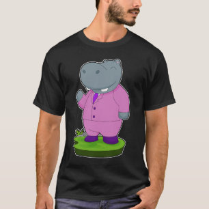 T-shirt Costume de Mariage pour Hippopotame