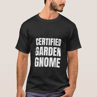 T-shirt Costume de nain certifié drôle pour femmes, col en