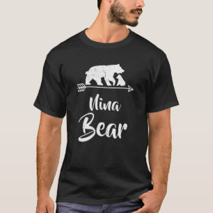 T-shirt Costume de Noël de famille assorti Nina Bear