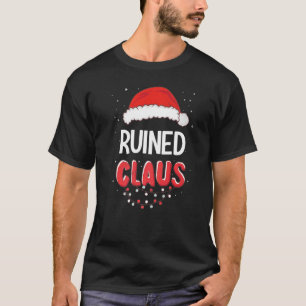 T-shirt Costume de Noël du Père Noël en ruine Prem