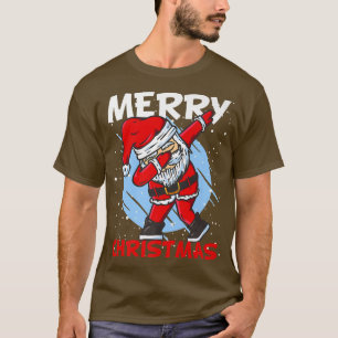 T-shirt Costume de Noël neige hivernal danser Sant