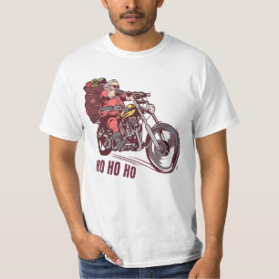 T-shirt Costume de Noël père Noël Biker pour Invitatiatiat