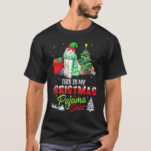 T-shirt Costume de Noël pour chat birman Présents C'est mo