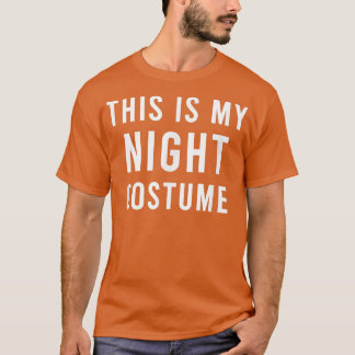 T-shirt Costume de nuit étoilé noir brillant Drôle Trick T
