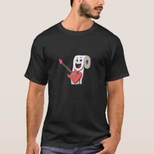T-shirt Costume de papier toilette de guitariste drôle