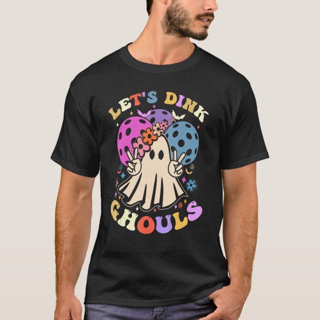 T-shirt Costume de Pickleball Halloween Dink Ghouls (Devant)
