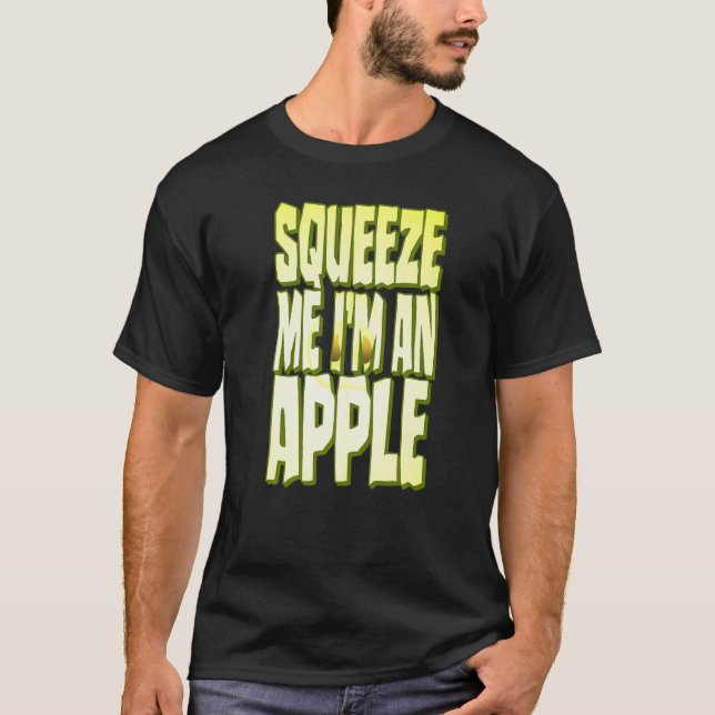T-shirt Costume de pomme Halloween tranche de fruits frais (Devant)