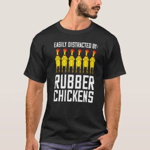 T-shirt Costume de poulet en caoutchouc hurlant 1