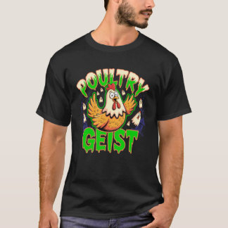 T-shirt Costume de poulet fantôme Poultrygeist Halloween F