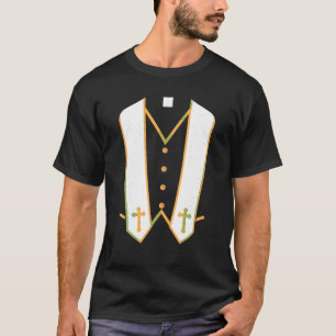 T-shirt Costume de prêtre Chemise de prédicateur Tee - shi