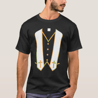 T-shirt Costume de prêtre Chemise de prédicateur Tee - shi