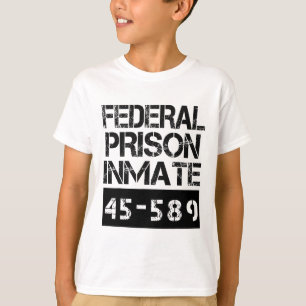 T-shirt Costume de prisonnier de la prison fédérale d'Hall