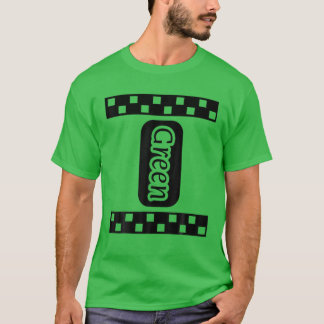 T-shirt Costume de rayonne verte Halloween Crayon Couple