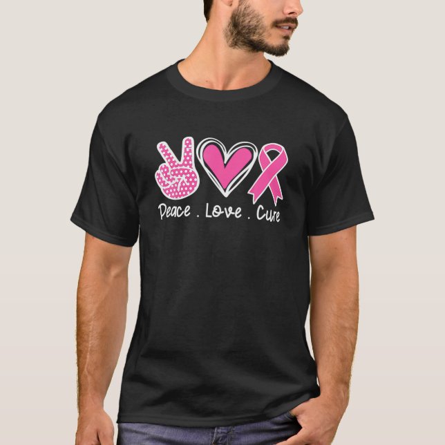 T-shirt Costume de sensibilisation au cancer du sein Pink  (Devant)