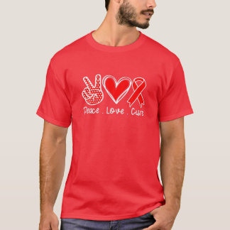 T-shirt Costume de sensibilisation au ruban rouge drogue s