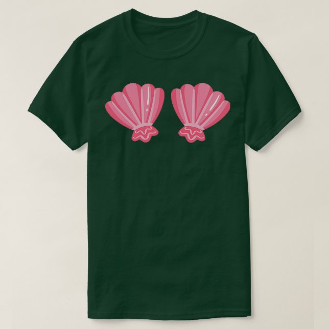 T-shirt Costume de sirène drôle (Design devant)
