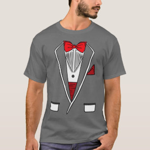 T-shirt Costume de smoking pour enterrement de vie de garç