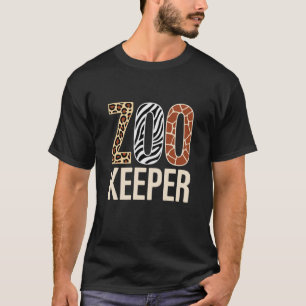 T-shirt Costume de soigneur de zoo Halloween