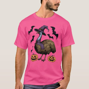 T-shirt Costume de sorcière de chauve-souris citrouille Em
