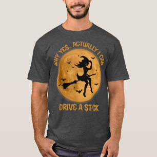 T-shirt Costume De Sorcière Drôle Pourquoi Oui En Fait Je 