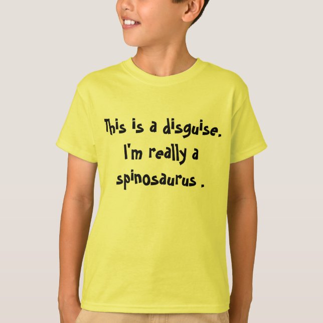 T-shirt Costume de Spinosaurus (Devant)