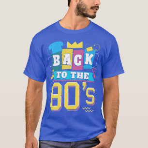 T-shirt Costume de thème de fête des années 80 pour famill