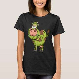 T-shirt Costume de vache zombie paresseux Halloween Ferme 