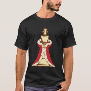T-shirt Costume d'échecs King avec Cape Chess