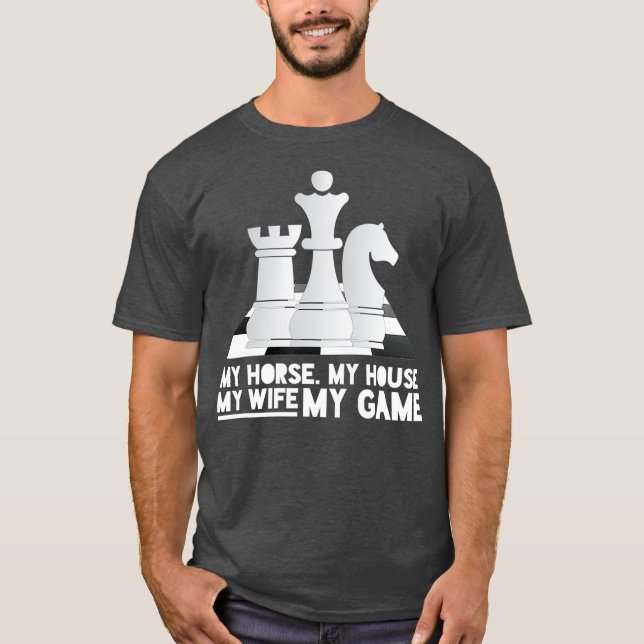 T-shirt Costume d'échecs King Queen Bishop Joueur d'échecs (Devant)