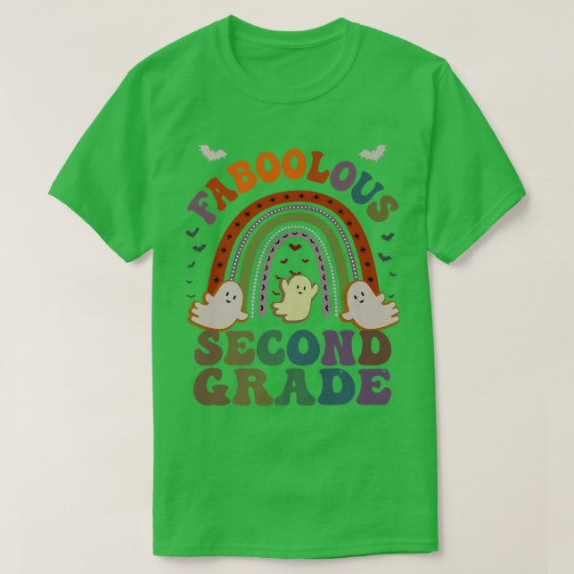 T-shirt Costume D'ENSEIGNANT DE 2E ANNÉE FABOORÉ Rétro Voi (Design devant)