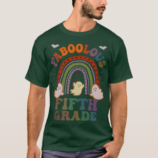 T-shirt Costume D'ENSEIGNANT DE 5E ANNÉE RÉtro FABOOLOUS V