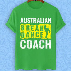 T-shirt Costume d'entraîneur australien Break Dance