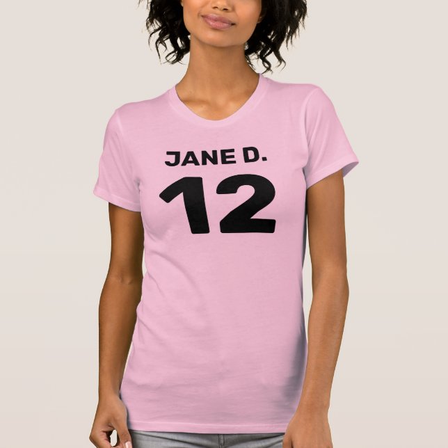 T-shirt Costume d'équipe modèle personnalisé (design avant (Devant)