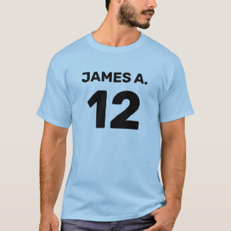 T-shirt Costume d'équipe modèle personnalisé (design avant