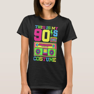 T-shirt Costume des années 90 1990 Thème Soirée des années