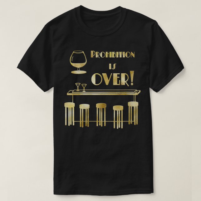 T-shirt Costume des femmes rugissant 20's pour le Nouvel A (Design devant)