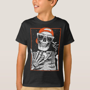 T-shirt Costume d'Halloween à la main Rocker Cool Musique 
