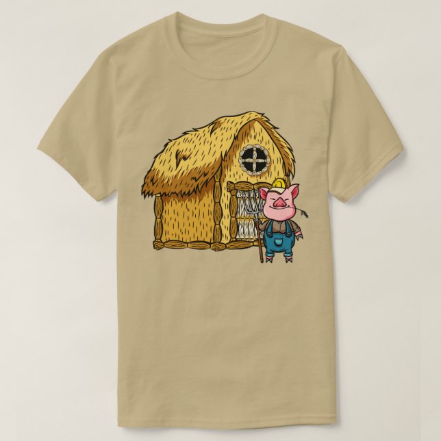 T-shirt Costume d'Halloween à trois cochons (Design devant)