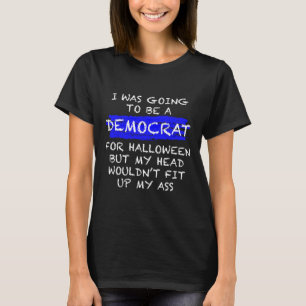 T-shirt Costume d'Halloween anti-libéral amusant pour adul
