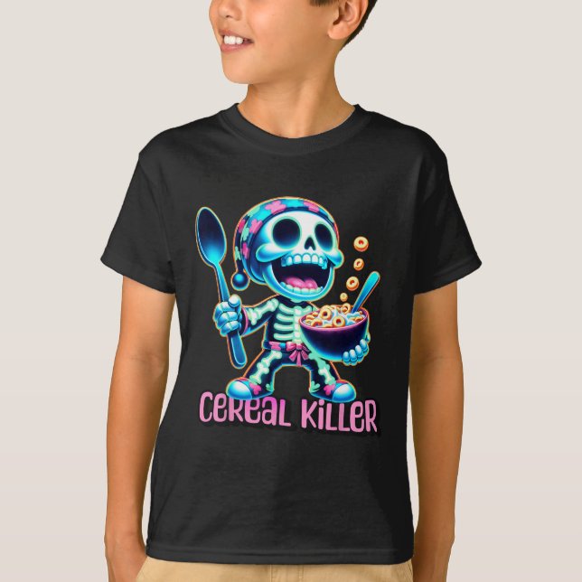 T-shirt Costume d'Halloween Cereal Killer Funny Breakfast  (Devant)